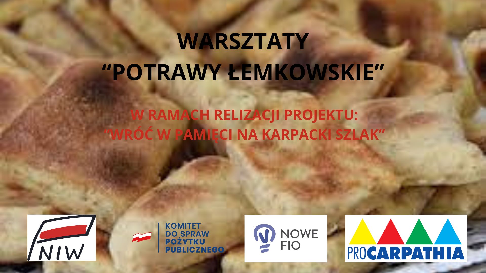 Potrawy łemkowskie -warsztaty kulinarne w Boguszy