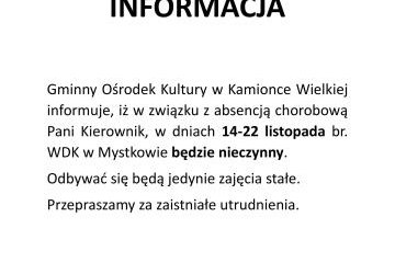 WAŻNE INFO