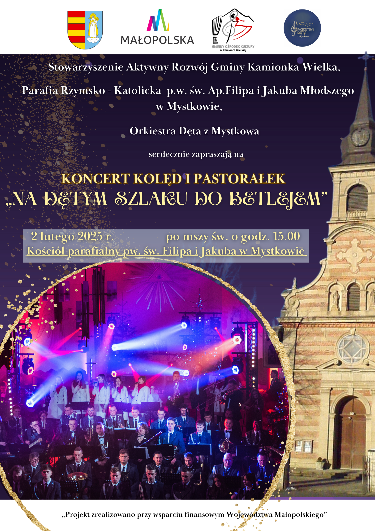 KONCERT KOLĘD I PASTORAŁEK W MYSTKOWIE