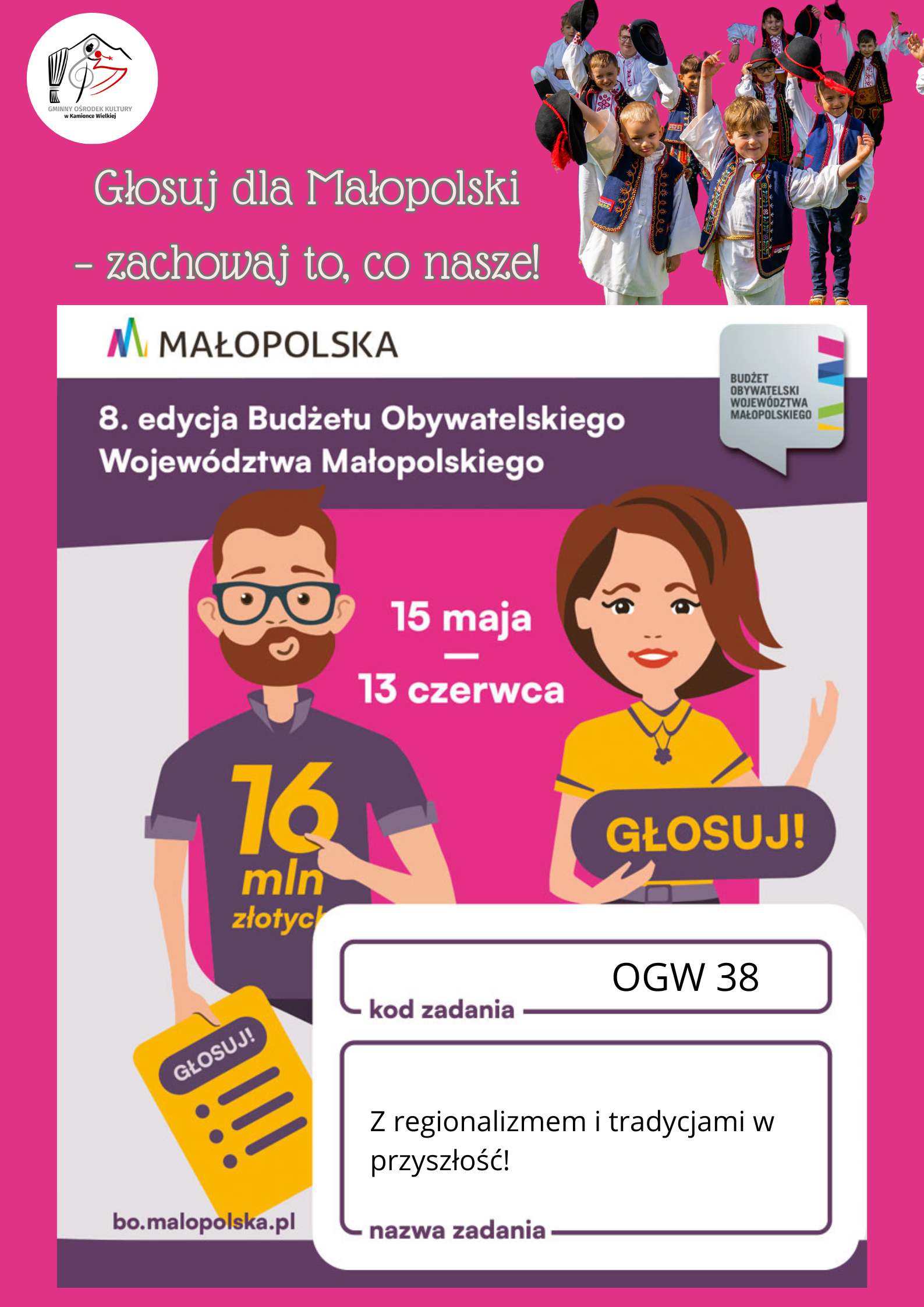 8. edycja BO Województwa Małopolskiego