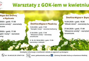 Kwietniowe warsztaty z GOK-iem